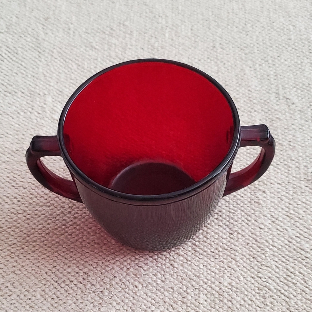Anchor Hocking Royal Ruby Red Sugar Bowl